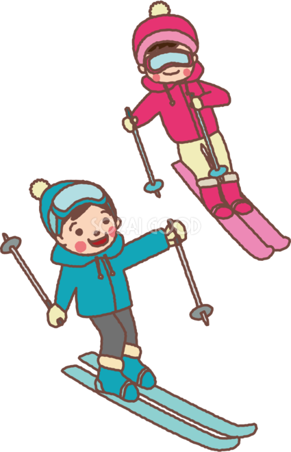 スキー イラスト かわいい詳細 5位