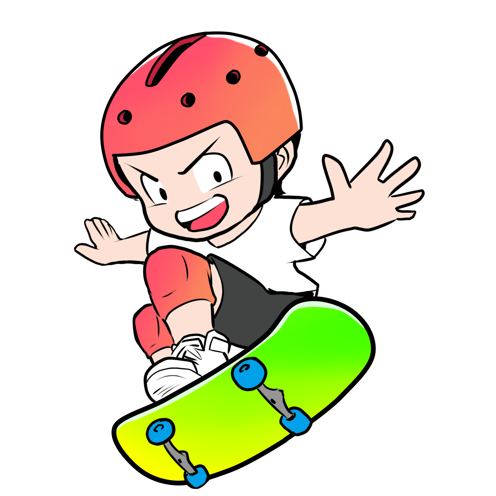 スケボー イラスト おしゃれ詳細 7位