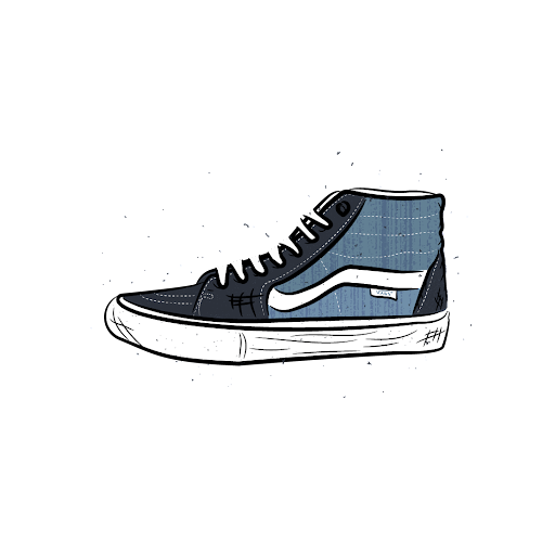 スニーカー イラスト 正面詳細 13位