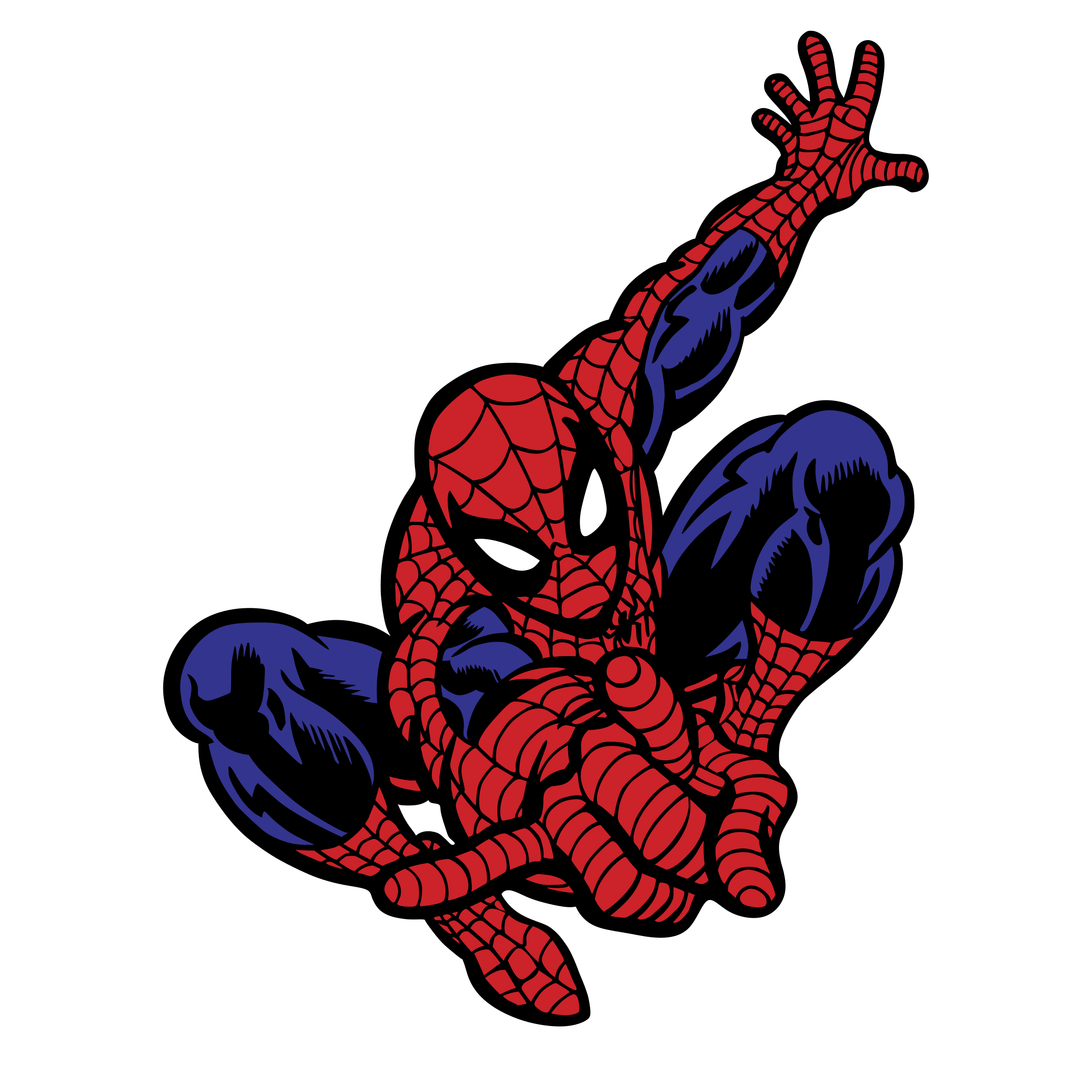 スパイダーマン 糸 イラスト詳細 12位