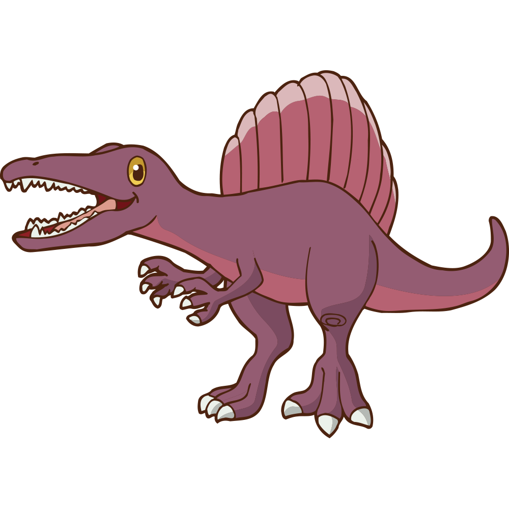 スピノサウルス イラスト詳細 2位