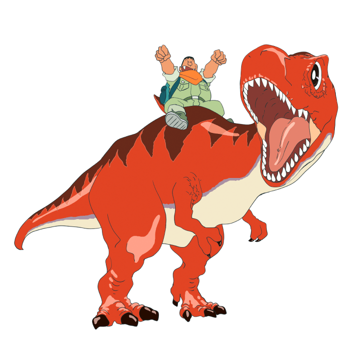 スピノサウルス イラスト詳細 6位