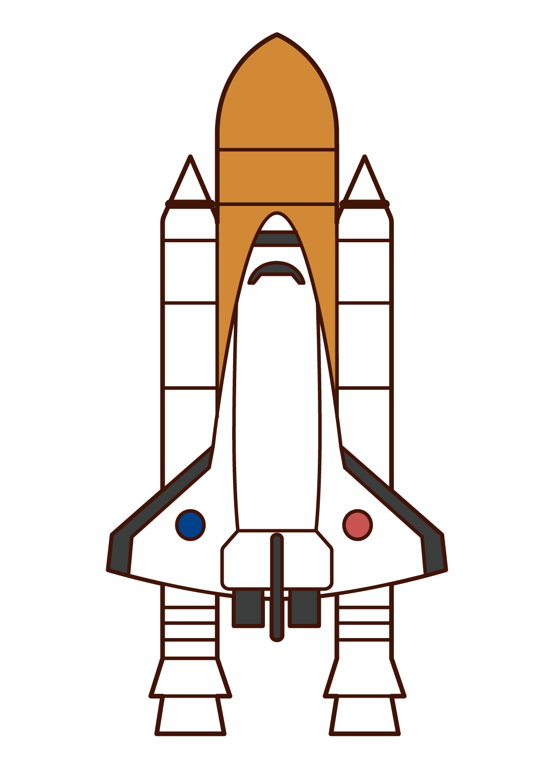 スペース シャトル イラスト詳細 4位