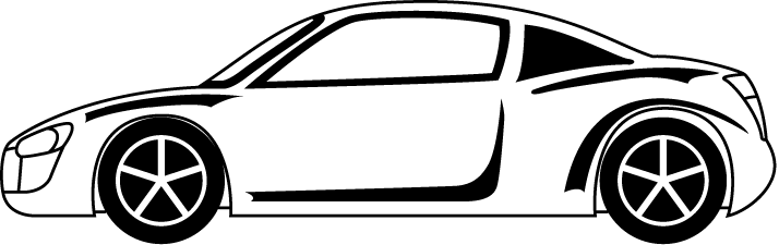 スポーツ カー イラスト 簡単詳細 3位