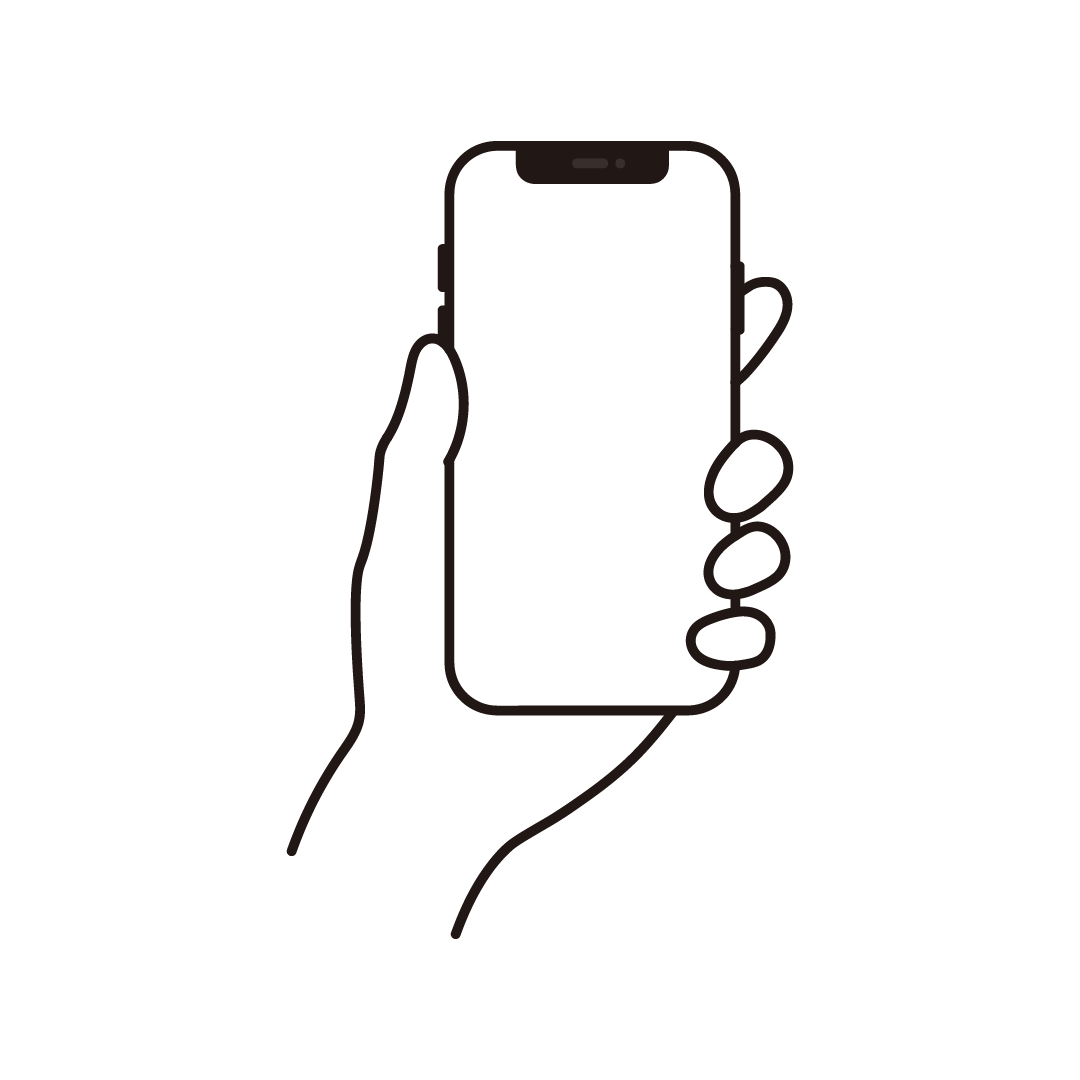 スマホ 手 イラスト詳細 8位