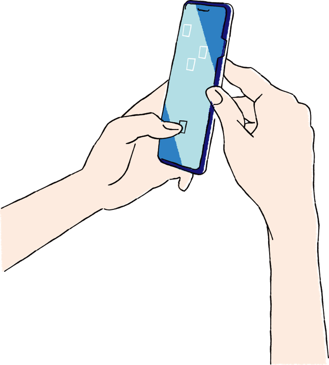 スマホ 手 イラスト詳細 9位