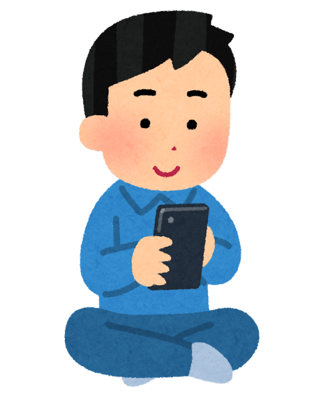 スマホ 持っ てる イラスト詳細 8位