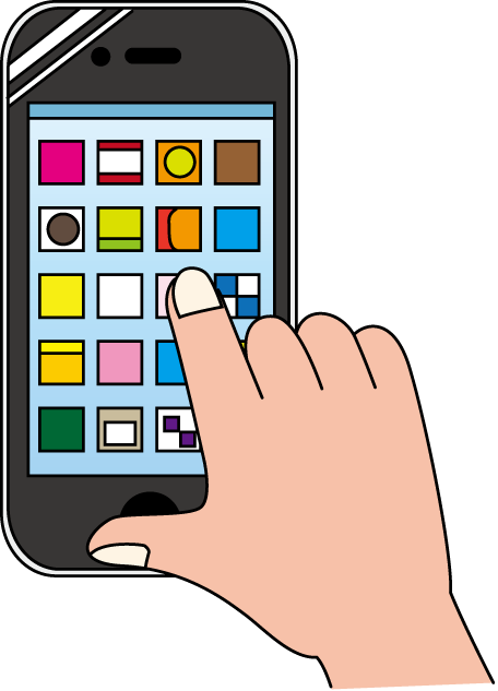 スマートフォン イラスト フリー詳細 13位