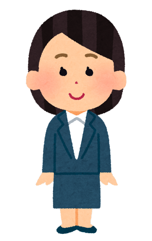 スーツ 女の子 イラスト詳細 4位