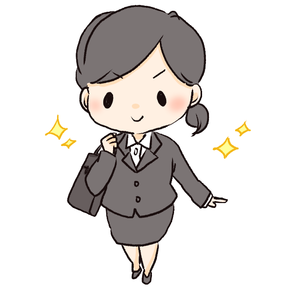 スーツ 女の子 イラスト詳細 6位
