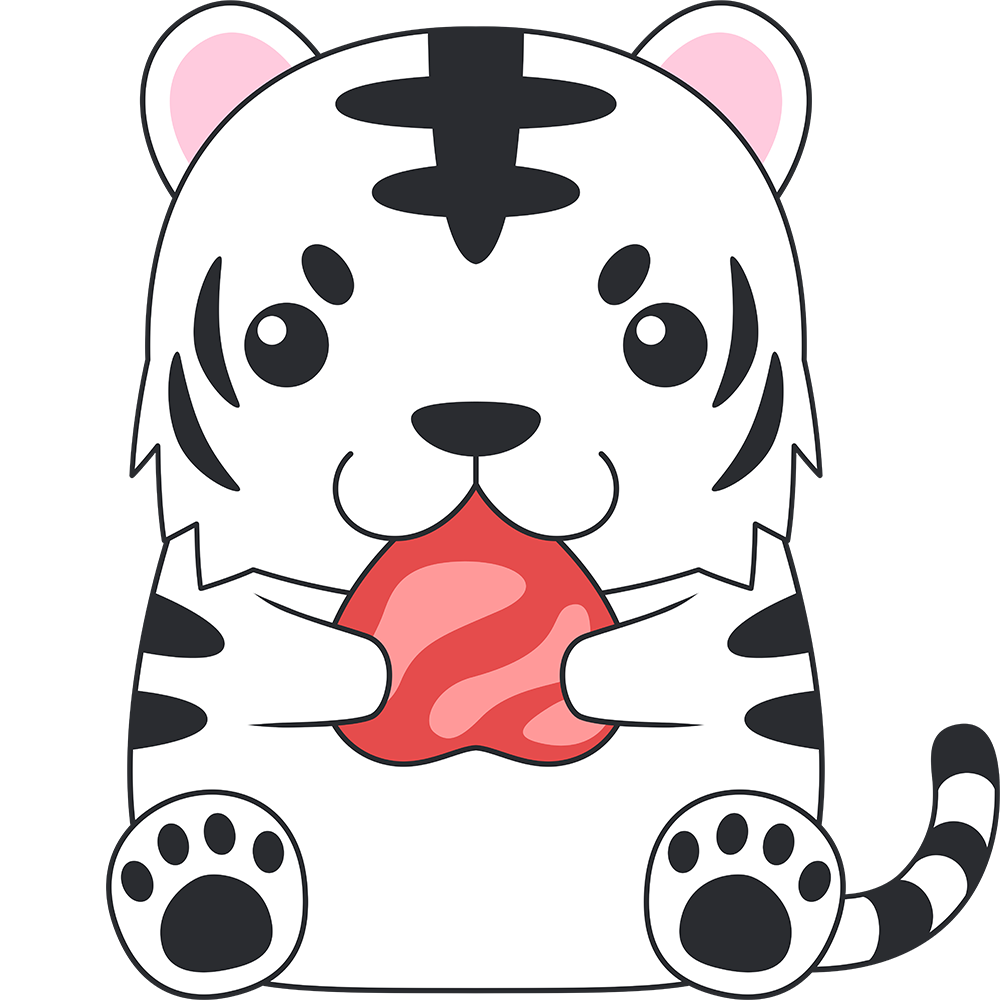 タイガー イラスト かわいい詳細 2位