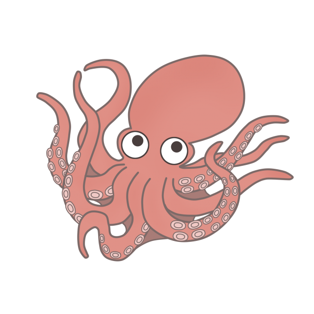 タコ イカ イラスト詳細 12位