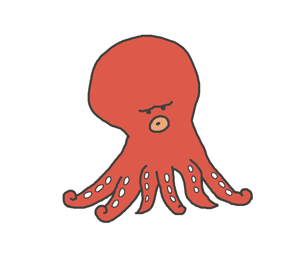 タコ イカ イラスト詳細 8位