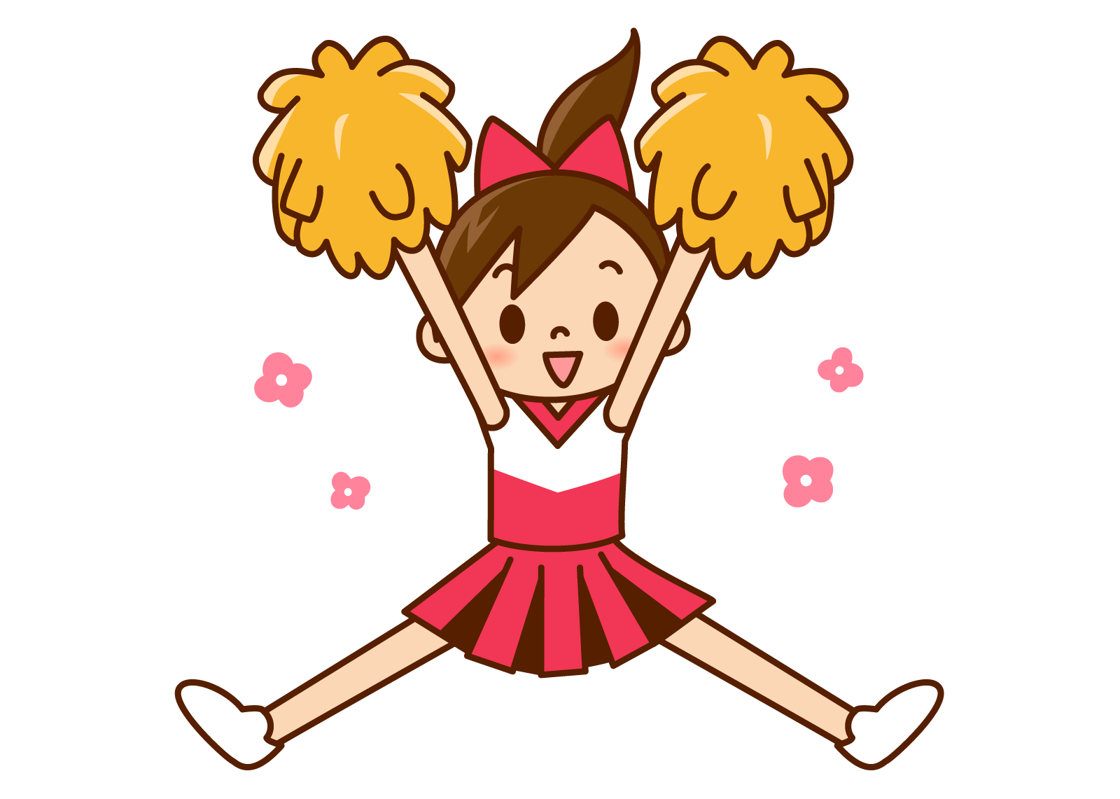 チアダンス イラスト詳細 2位