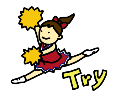 チアダンス イラスト詳細 11位