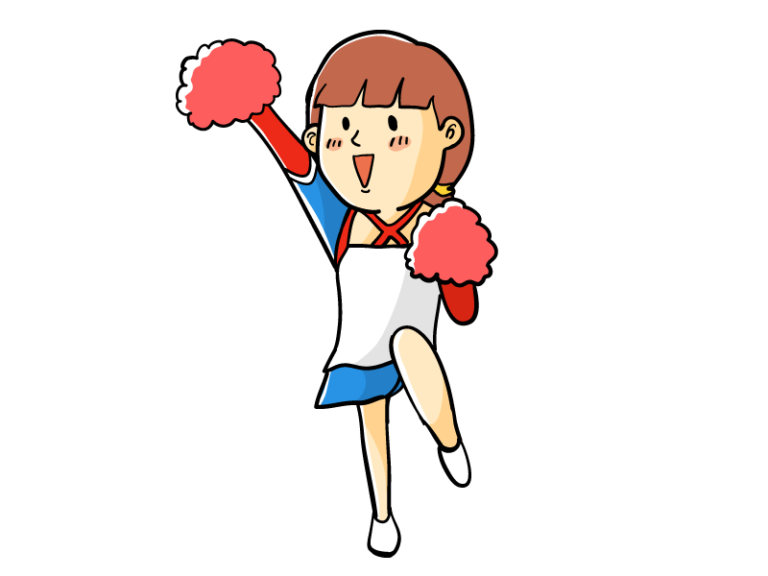 チアダンス イラスト詳細 4位