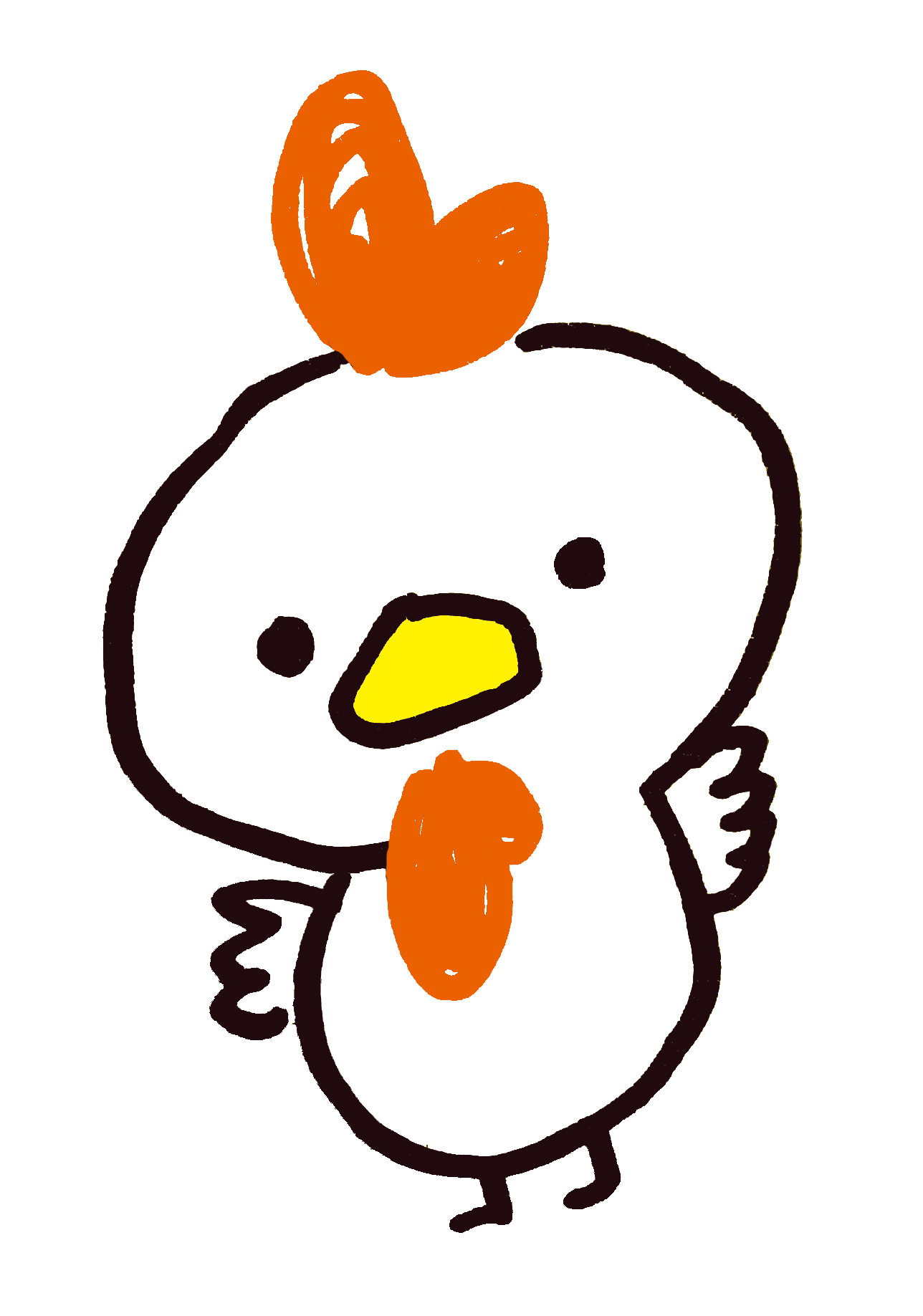 チキン イラスト かわいい詳細 2位