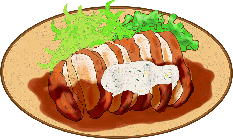 チキン ライス イラスト詳細 6位