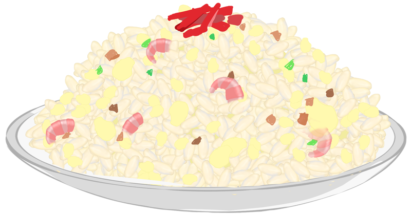 チャーハン イラスト詳細 6位