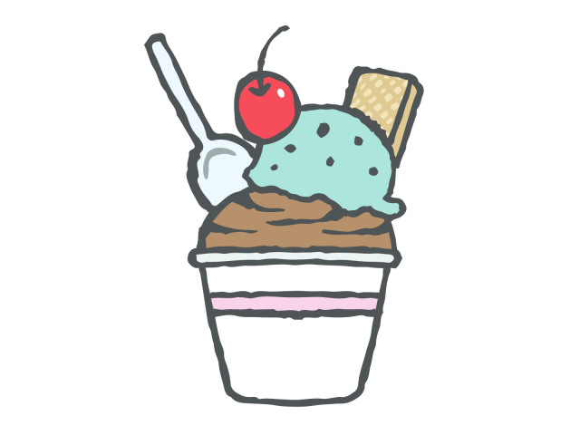 チョコ アイス イラスト詳細 8位