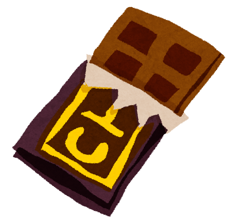 チョコレート イラスト 無料詳細 6位