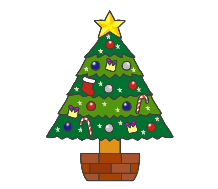 ツリー クリスマス イラスト詳細 12位