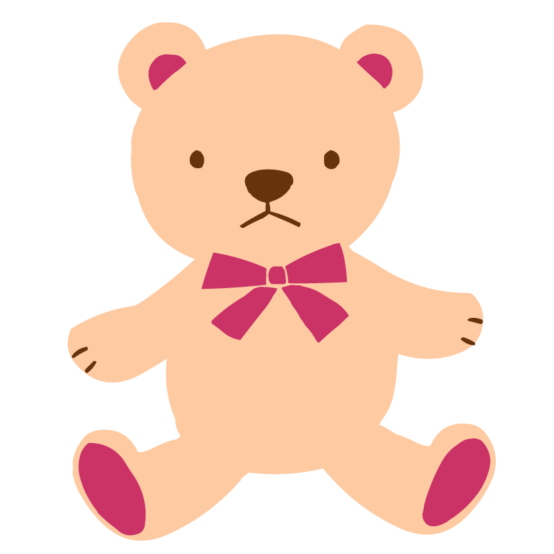 テディベア イラスト かわいい詳細 6位