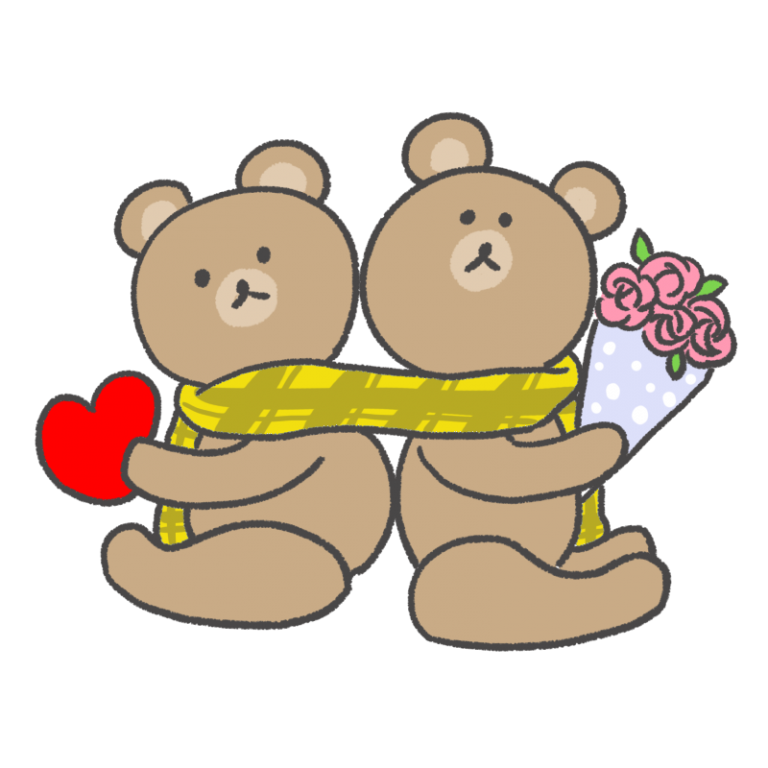 テディベア イラスト 手書き詳細 6位
