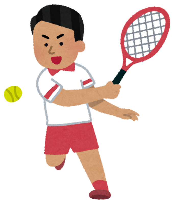 テニス イラスト詳細 3位