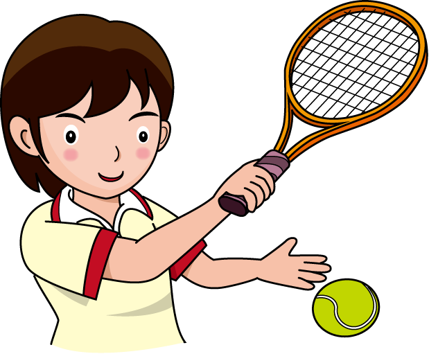 テニス イラスト詳細 5位