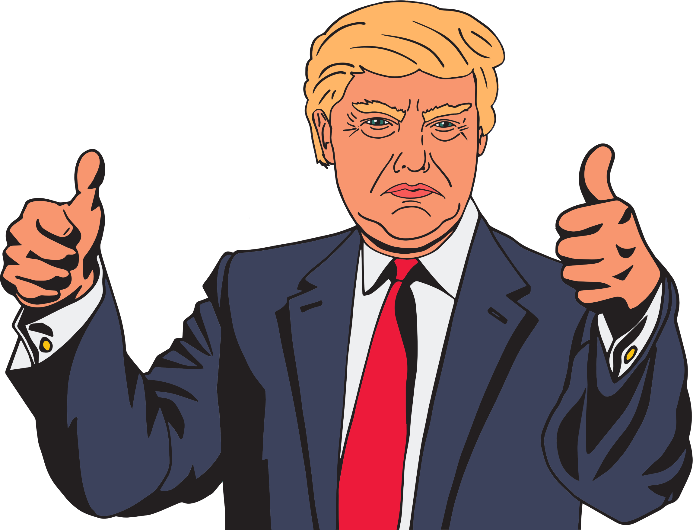 トランプ 大統領 イラスト - KibrisPDR
