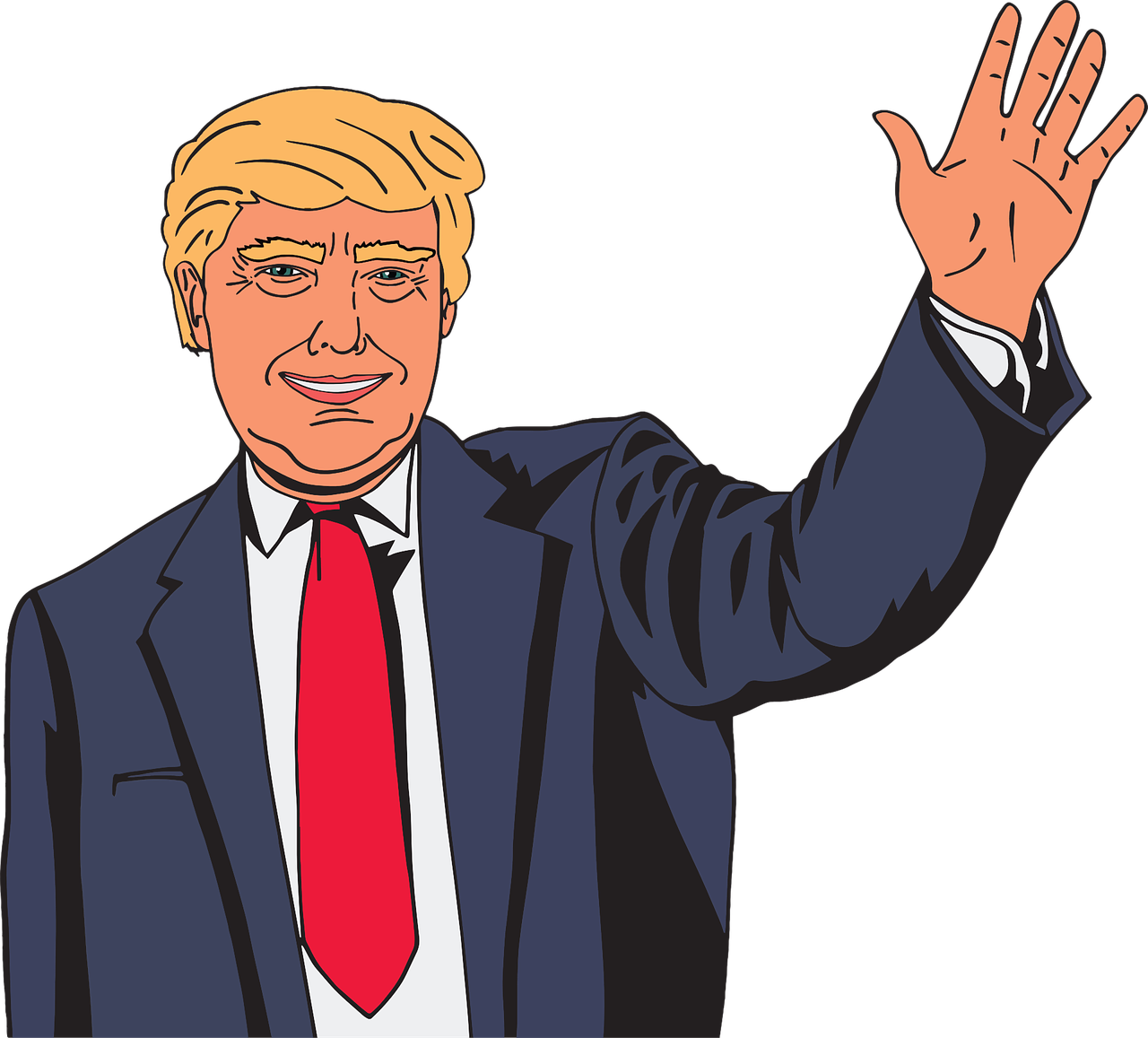トランプ 大統領 イラスト詳細 3位