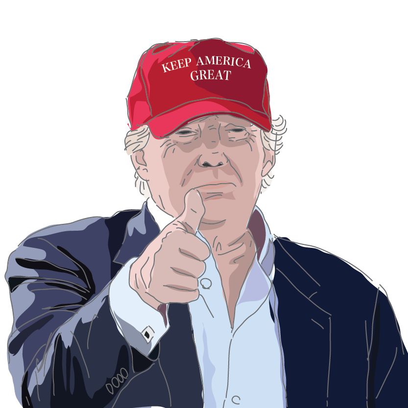 トランプ 大統領 イラスト詳細 5位