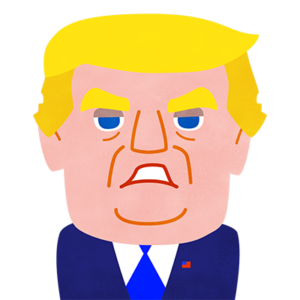 トランプ 大統領 イラスト詳細 6位