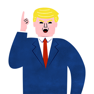 トランプ 大統領 イラスト詳細 10位