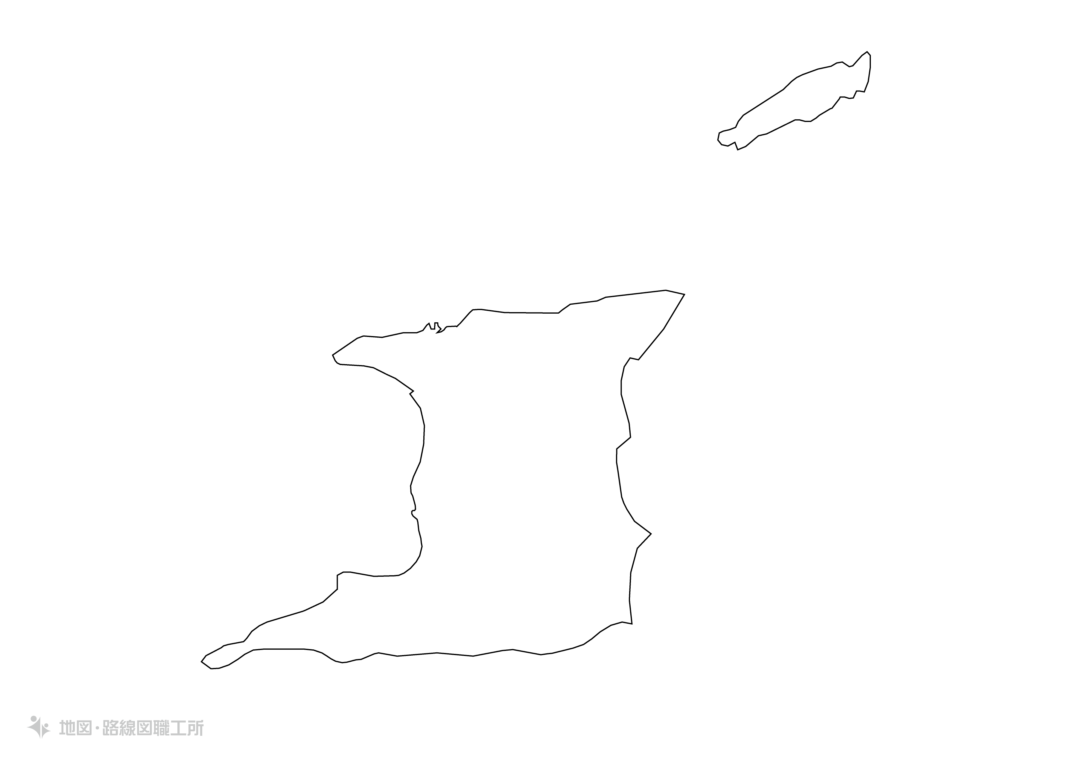 トリニダード トバゴ 地図詳細 4位