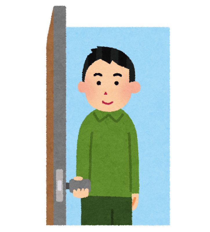 ドア 開く イラスト詳細 2位