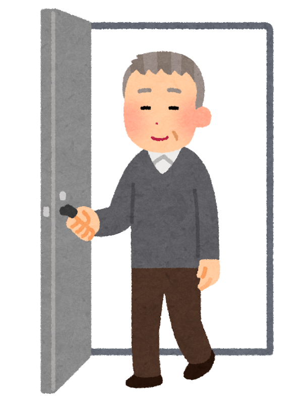 ドア 開く イラスト詳細 4位