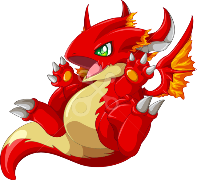 ドラゴン 可愛い イラスト詳細 10位