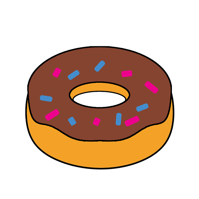 ドーナツ イラスト 手書き詳細 4位