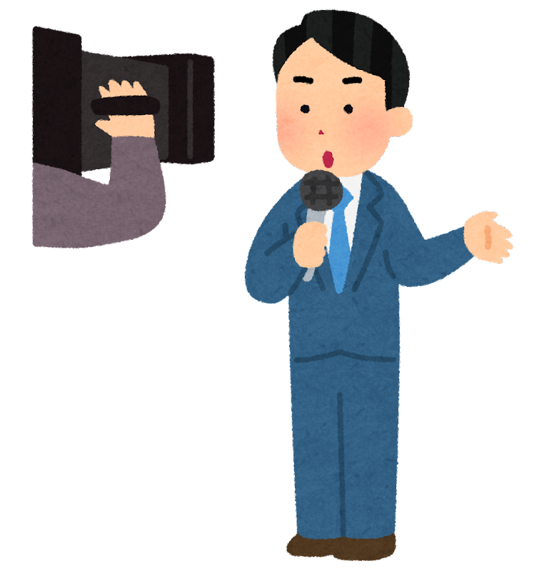 ニュース キャスター イラスト詳細 6位