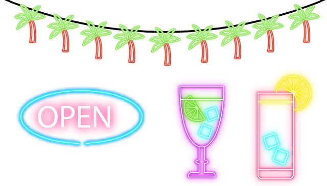 ネオン 看板 イラスト - KibrisPDR