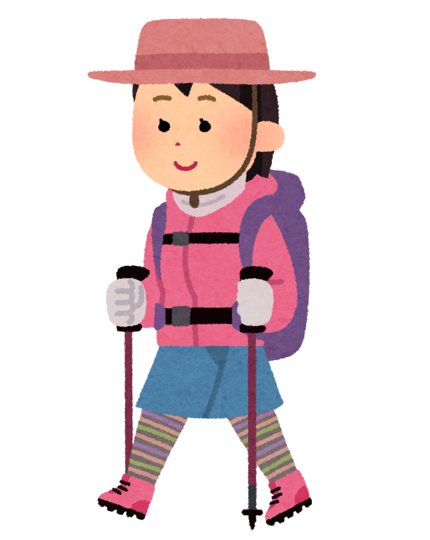 ハイキング イラスト詳細 5位
