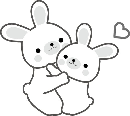 ハグ イラスト 動物詳細 3位