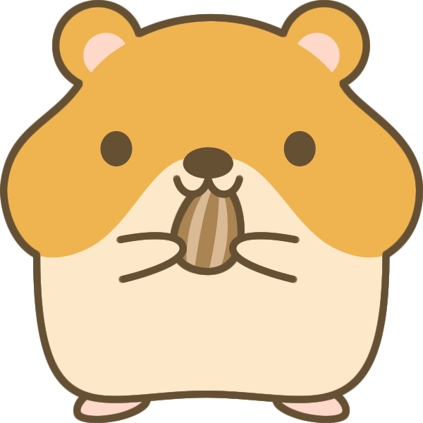 ハムスター イラスト かわいい詳細 4位