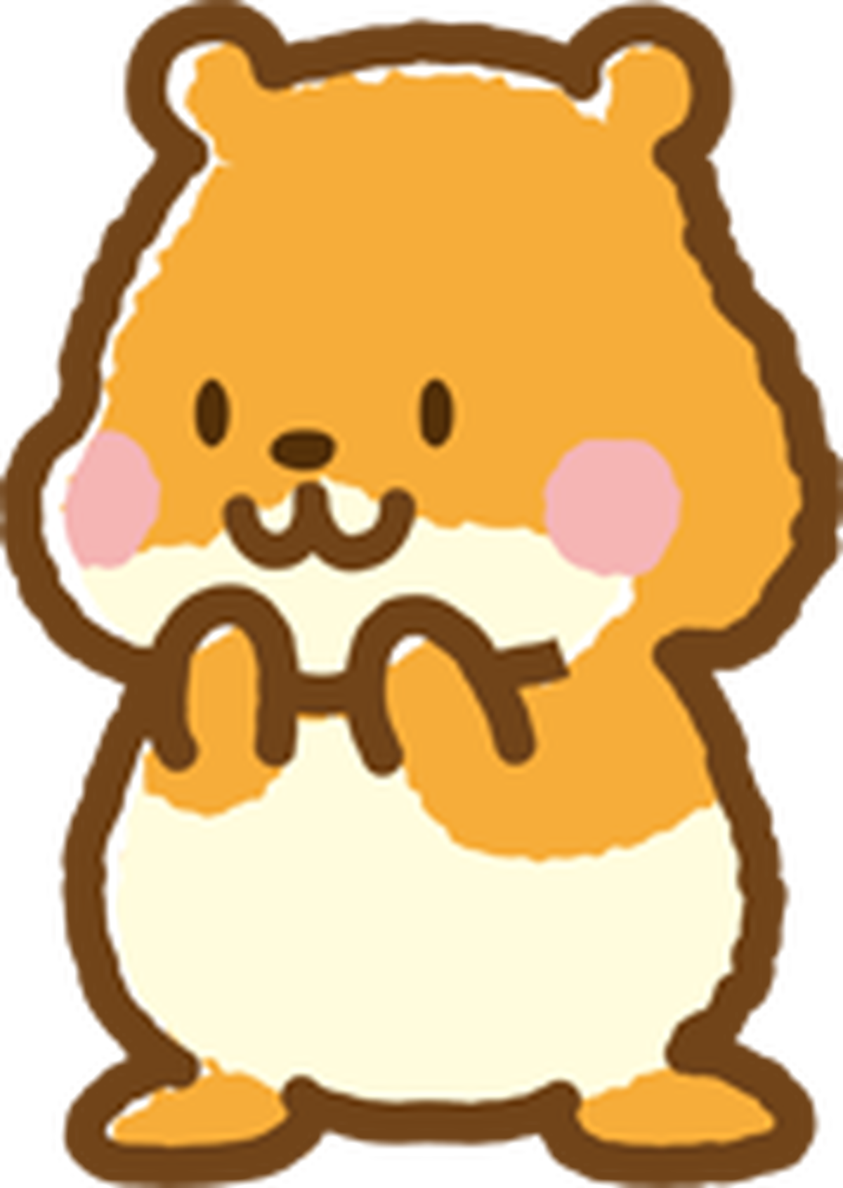 ハムスター イラスト かわいい詳細 8位