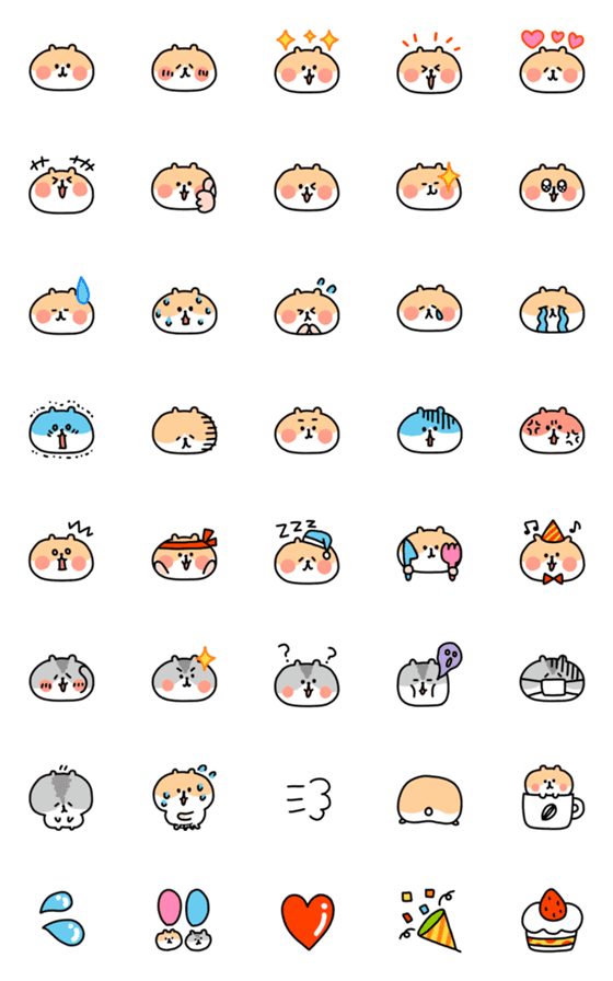 ハムスター 絵文字詳細 8位