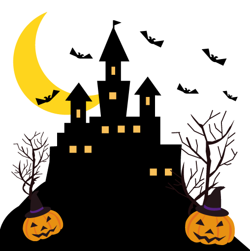 ハロウィン お 城 イラスト詳細 8位