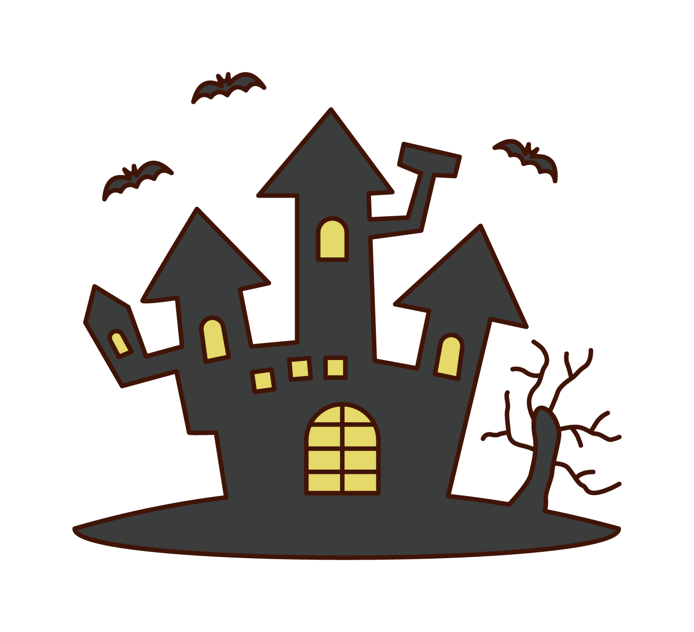 ハロウィン お 城 イラスト詳細 11位
