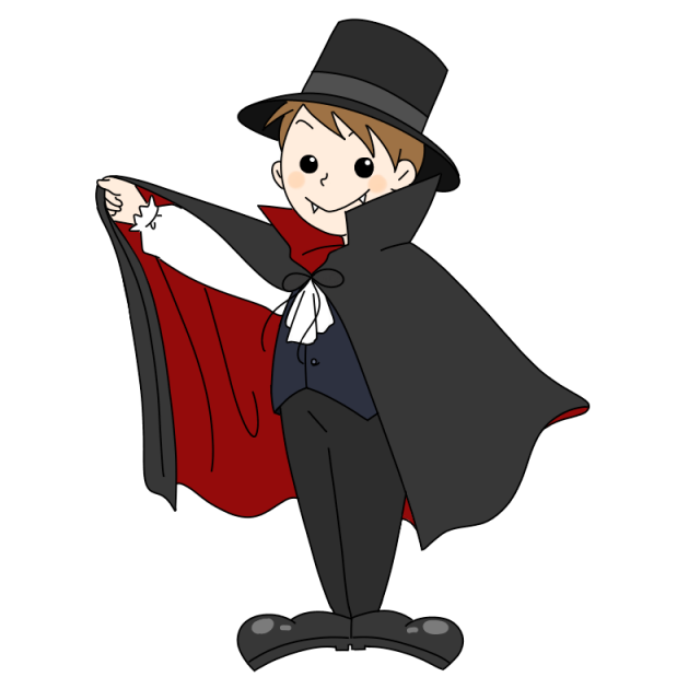 ハロウィン イラスト ドラキュラ詳細 2位